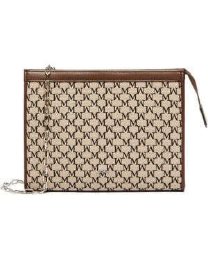 Max Mara Cotton Jacquard Small Pouch - Natural