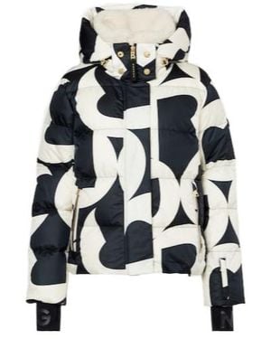 Bogner Maja Printed Down Ski Jacket - White