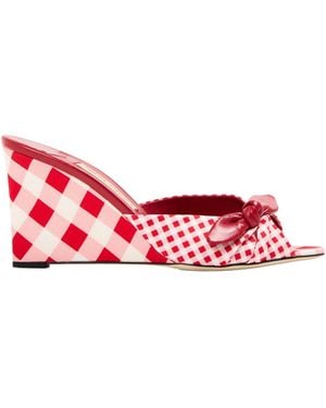 Jimmy Choo Wedge Sandals - Red