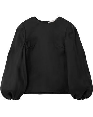 Carolina Herrera Crew Neck Shirt - Black