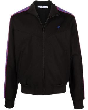 Off-White c/o Virgil Abloh Arrows-Embroidered Track Jacket - Black