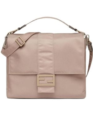 Fendi Baguette Messenger Bag - Pink