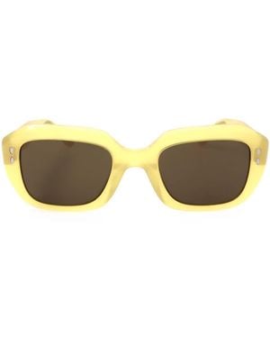 Isabel Marant Square Frame Sunglasses - Yellow
