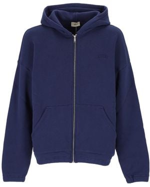 Autry Long-Sleeve Hooded Sweatshirt - Blue