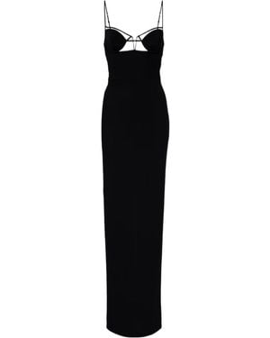 Nensi Dojaka Cutout Gown - Black