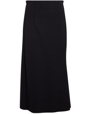 Philosophy Di Lorenzo Serafini High-Waist Midi Skirt - Black