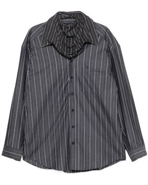Y. Project Striped Shirt - Gray