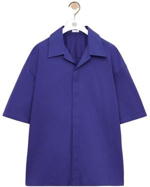 Loewe Short Sleeve Shirt - Purple