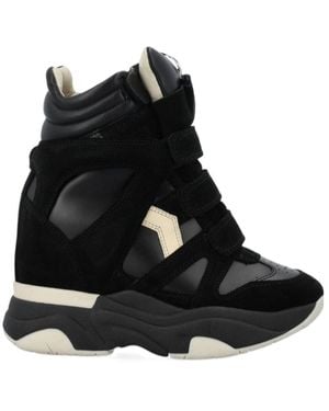Isabel Marant Balskee Paneled Sneakers - Black