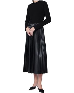 Jonathan Simkhai Pleated Midi Dress - Black