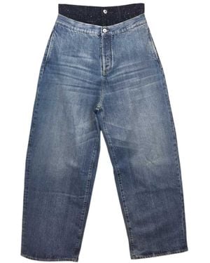 The Attico Belt-Loop Jeans - Blue