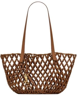 Saint Laurent Panier Handbag - White