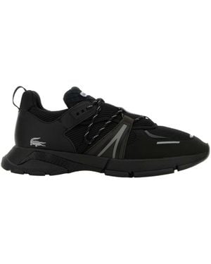 Lacoste Lace-Up Trainers - Black