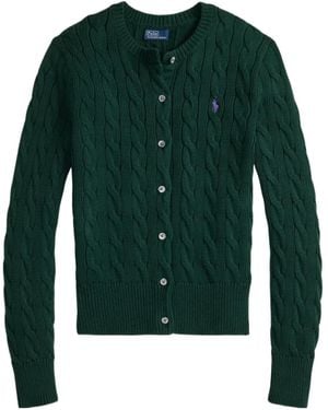 Polo Ralph Lauren Cable-Knit Cardigan - Green