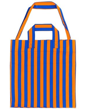 Sunnei Striped Tote Bag - Red