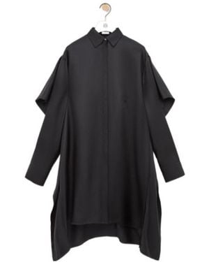 Loewe Cape Dress - Black