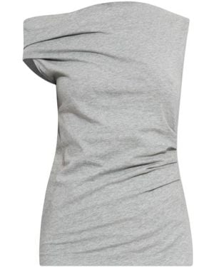 Dries Van Noten Asymmetrical Top - Gray