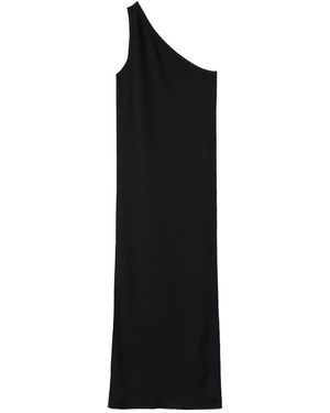 TOTEME One-Word Shoulder Rib Dress - Black