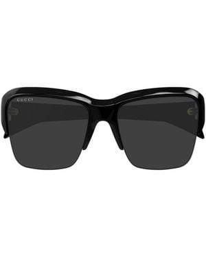 Gucci Eyewear Square Frame Sunglasses - Black