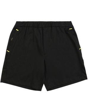Prada Logo Detail Shorts - Black