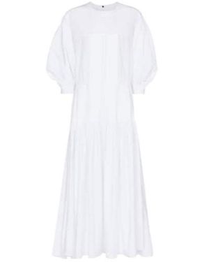 Jil Sander Cotton Midi Dress - White