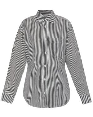 Agolde Long-Sleeved Shirt - Gray