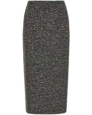 Valentino Zippered Skirt - Grey
