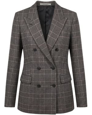 Tagliatore Double-Breasted Blazer - Gray