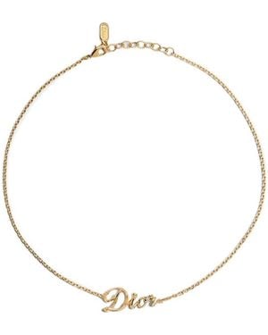 Dior Ribbon Necklace - Metallic