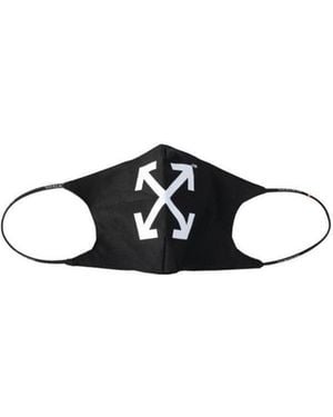 Off-White c/o Virgil Abloh Arrow Logo Printed Face Mask - White