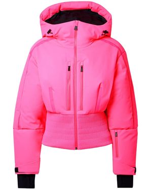 Aztech Mountain Hooded Down Ski Jacket - Pink