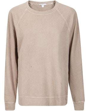 James Perse Relaxed French Terry Sweatshirt - Natural