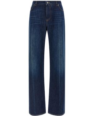 Dolce & Gabbana Wide Leg Jeans - Blue