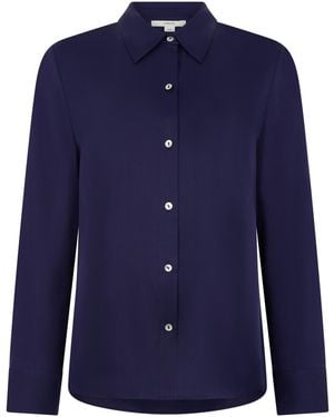 Vince Slim Fit Classic Shirt - Blue
