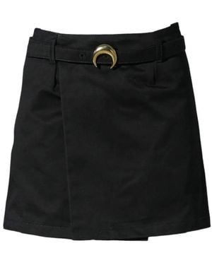 Marine Serre Buckle Skirt - Black