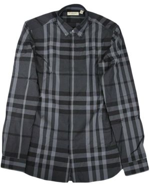 Burberry Plaid Shirt - Black