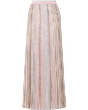 Missoni Sequin-Embellished Striped Crochet-Knit Maxi Skirt - Multicolor