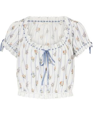 Doen Anglaise Organic Cotton Blouse - White