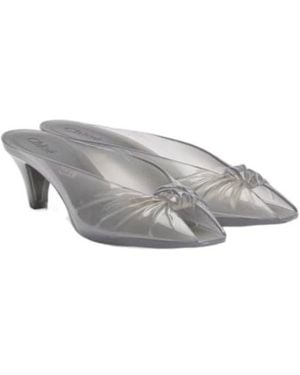Chloé Jelly Mules - Gray