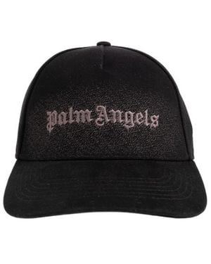 Palm Angels Logo Hat - Black