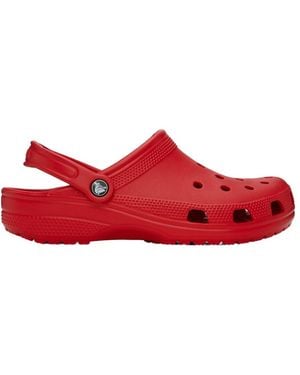 Crocs™ Logo Embossed Sandals - Red