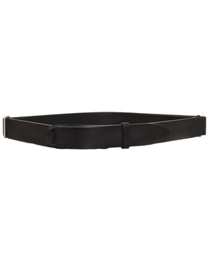 Orciani Chevrette Nobuckle Belt - White