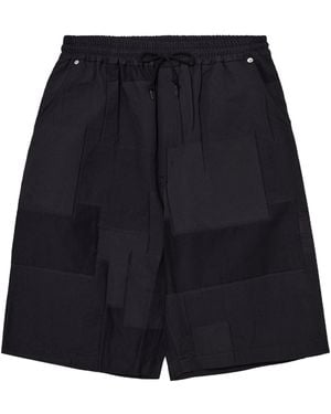 Comme des Garçons Elastic Waist Shorts - Blue