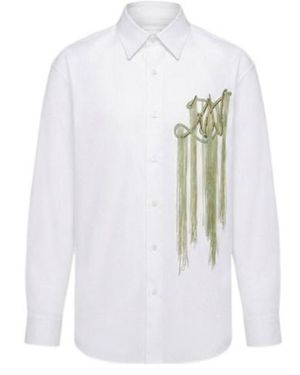 Dries Van Noten Long-Sleeved Shirt - White