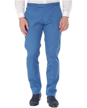 Armani Collezioni Tapered Casual Trousers - Blue