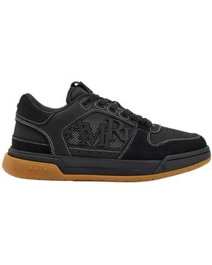 Amiri Patchwork Low-Top Casual Sneakers - Black