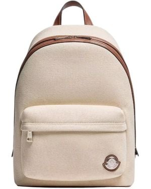 Moncler Carlo Zip-Up Backpack - Natural