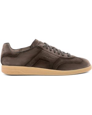 スニーカー Santoni Dbs Oly Suede Sneakers With Double Buckle Detail Santoni Dbs Oly Suede Sneakers With Double Buckle Detail In