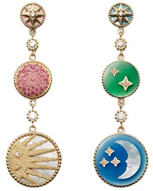 Dior Rose Céleste Earrings - White