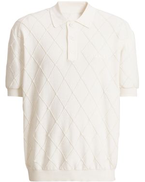 Balmain Vintage Knit Polo - White